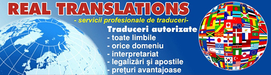 BIROU TRADUCERI REAL TRANSLATIONS Logo